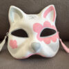 Masque Amour en rose et gris