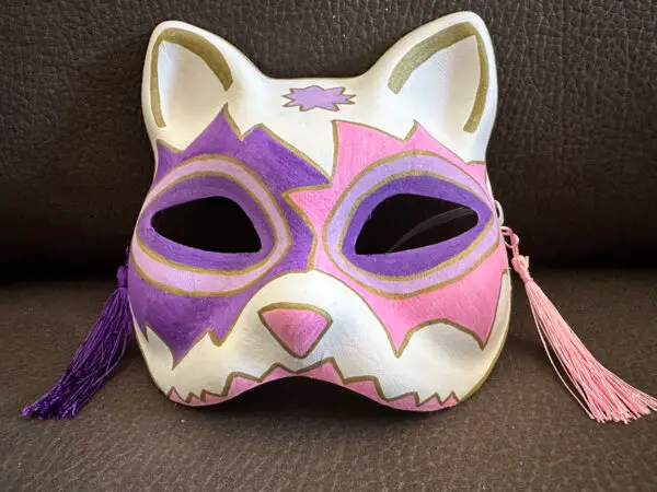 Masque Flash en rose et violet